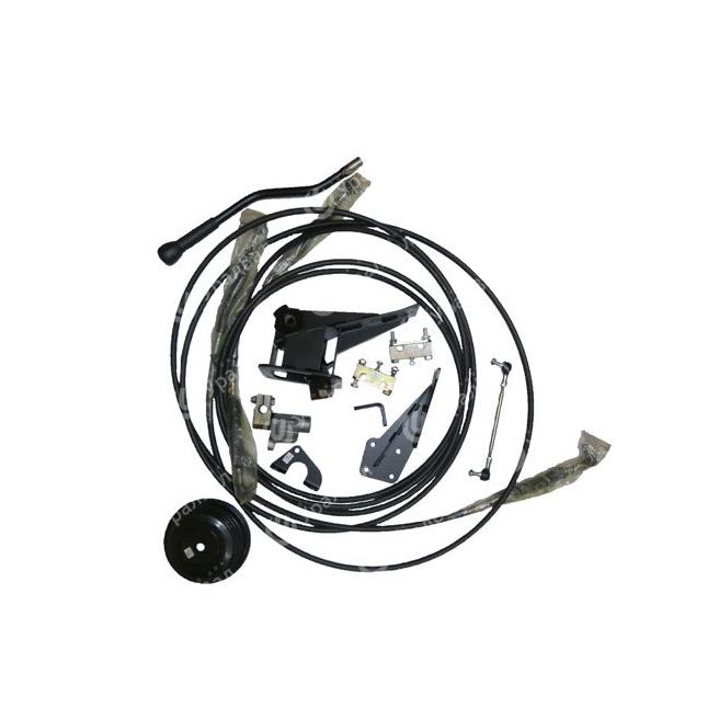 37.1703008-311 Тросовый привод КПП 5DS60T КАВЗ в сборе